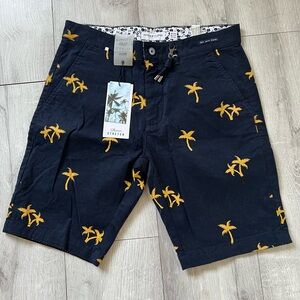 Navy Blue shorts with Palm trees 🌴🌴🌴